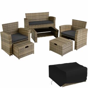Modena Garden Seating Set incl. Protective Cover 130252500 - Garden Set