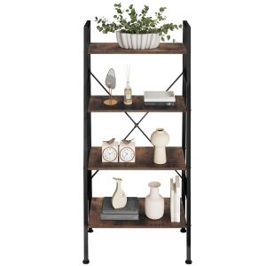 Półka drabinkowa Newcastle 57,5 x 35,5 x 139 cm 137143171 - Meble do salonu