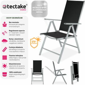 8 Aluminum Garden Chairs 137263196 - Garden Chair