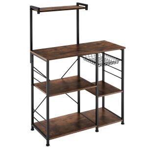 Crawley Kitchen Shelf 90x40x131.5 cm 136793315 - Kitchen Furniture