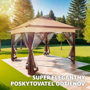 Carabobo Gazebo 3.64x3.64x2.94m 112473621 - Garden Gazebo