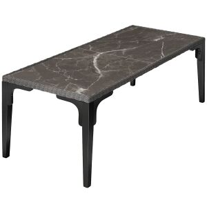 Foggia Rattan Table 196x87x76cm 130252413 - Garden Table