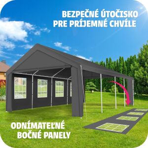 Mammut 8x4m Party Tent with Plug-in System, Stable and Waterproof 112485883 - Garden Gazebo