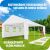 TecTake Mammut 8x4m Party Tent with Plug-in System, Stable and Waterproof 112486355