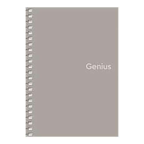 SHKOLYARYK Spiralnotizbuch, kariert, A6, 80 Seiten, PP-Einband, SHKOLYARYK "Genius", gemischt