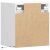 vidaXL Fali TV Szekrény - 2 db - Fehér - 41x31x45 cm 104853027