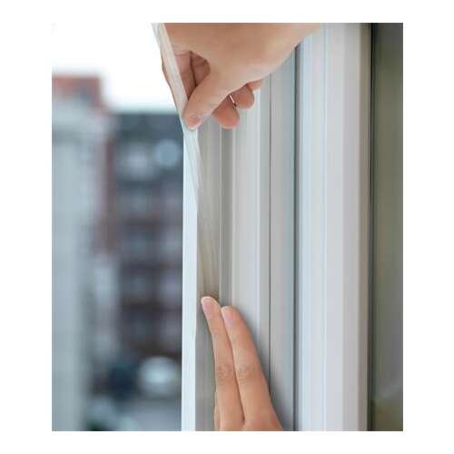 TESA Tür- und Fensterdichtband, 9 mm x 6 m, TESA "tesamoll® Premium Flexible", transparent