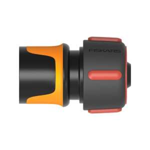 Бърз конектор за маркуч Fiskars Comfort FLOW 19 mm (3/4"), черен, оранжев, червен - Fiskars