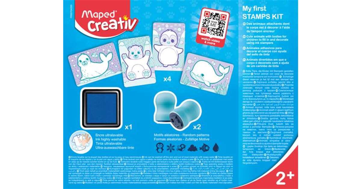 MAPED CREATIV Creative Skill Set, MAPED CREATIV, Early age, finger paints  