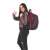 PULSE Rucksack 2 in 1 mit Notebookhalterung und Audiobuchse, PULSE "Teens", pink-schwarz 37917150}