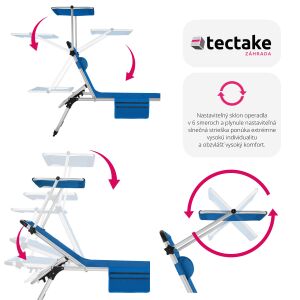 TecTake Lorella - Lehátko - Skladacie 118567145
