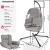 Anika Hanging Chair with Frame and Cushion 160 kg 134830332
