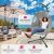 Anika Hanging Chair with Frame and Cushion 160 kg 134830332