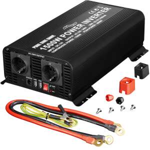 Falownik 1500W - Czysta Sinusoida - 12V do 230V 104857255