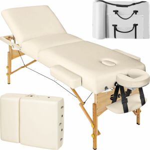 Somwang Massage Table with 7.5 cm Padding and Wooden Frame 112300268 - TecTake Massage Table