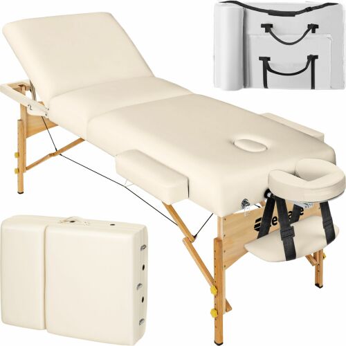 Somwang Massage Table with 7.5 cm Padding and Wooden Frame 112300268