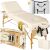 Somwang Massage Table with 7.5 cm Padding and Wooden Frame 112300268
