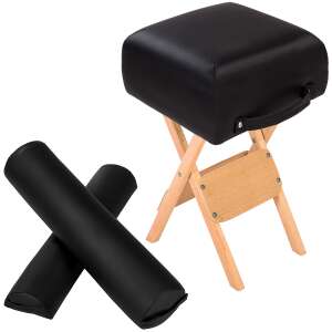 Massage Accessories - Stool, Roller and Half-Roller 104859495 - TecTake Massage Table