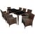 Monaco Technorattan Garden Furniture Set 137015977