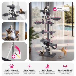 Hansi Cat Scratching Post 243-260 cm 118563535 - Pet Care