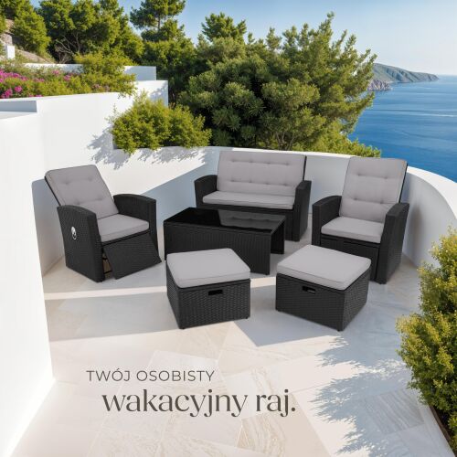 Bari Technorattan Garden Furniture Set 120745662