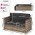 Korfu - Sofa Ogrodowa - Technorattan - 2-osobowa 112328344