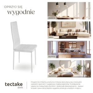 4 Dining Chairs 115219994 - TecTake Dining chair