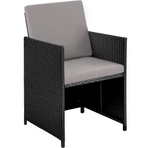 Bilbao 4+4+1 Technorattan Garden Furniture Set with Cover 137018054 - Garden Dining Set