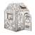 FELLOWES Căsuță de carton de colorat, FELLOWES "BANKERS BOX® Playhouse", unicorn, model mixt 37917676}