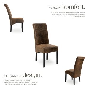 Elegantná stolička do jedálne alebo obývačky 118749808 - Jedálenská stolička