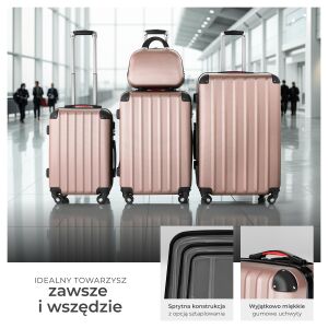 TecTake Pucci - Súprava kufrov 4-dielna 124612113 - Kufre&tašky