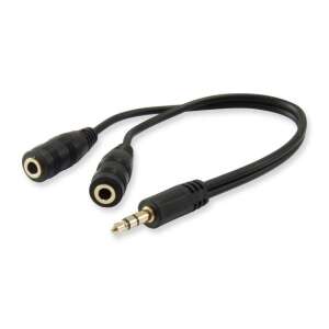EQUIP Audio Splitter Cable, 13 cm, 2 input/1 output, EQUIP - Equip