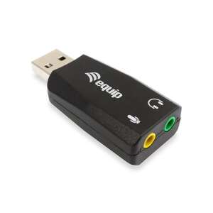 EQUIP Audio-Adapter, 3,5-mm-Klinkenstecker auf USB-Wandler, EQUIP "Life" 37917959 Jack Adapter