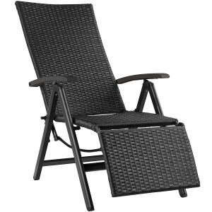 Folding Relaxing Chair with Footrest 130295047 - Garden Chair