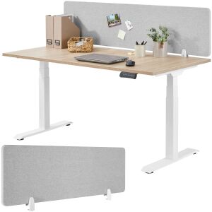 Noisy Acoustic Table Partition with Rounded Corners 112377975 - Desk