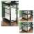 Timeless Tools L-shaped desk, black, close-up of shelves with storage options