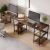 Timeless Tools Convertible L-Shaped Desk with Shelves, Brown 104871591