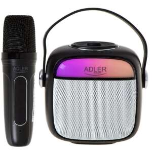 Adler AD 1199B portable Bluetooth speaker with microphone, black - Peripheral