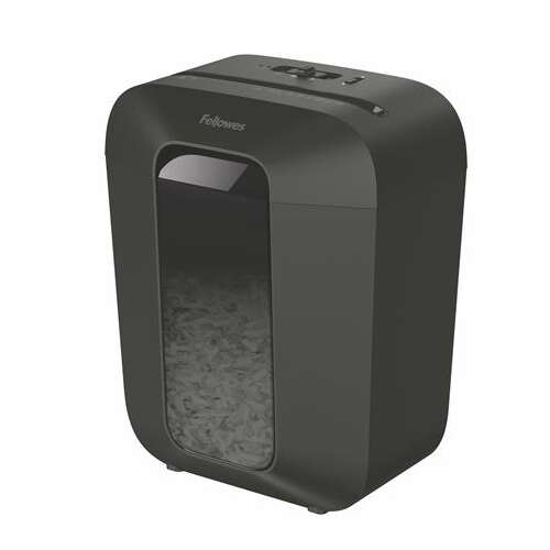 Distrugător de documente Fellowes Powershred LX50, negru, capacitate 9 coli, tăiere transversală