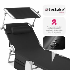 2-Piece Chloé 4-Position Adjustable Lounger Set with Headrest Pillow 112266582 - Sun Lounger & Deck Chair