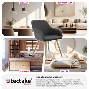 Marilyn Dining Chair, Corduroy Look, Upholstered 137374416 - Dining chair