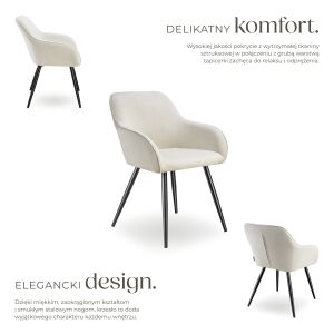 Marilyn Dining Chair, Corduroy Look, Upholstered 112931062 - Dining chair