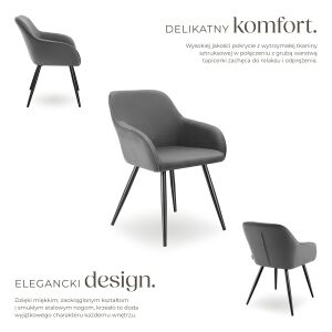 Marilyn Dining Chair, Corduroy Look, Upholstered 112931109 - Dining chair