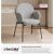 Scandi Upholstered Chair, Bouclé Fabric 112283548
