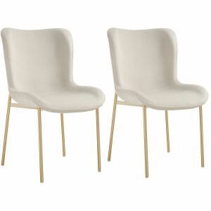 Tessa Upholstered Chair 130247587 - TecTake Dining chair