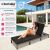 Sofia Polyrattan Garden Lounger 118566560