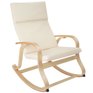 Roca Birch Wood Rocking Chair 134543983 - Living Room Furniture