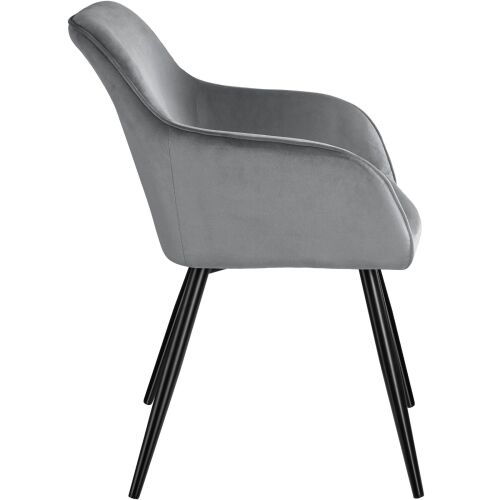 Marilyn Chair, Black Velvet 130786883