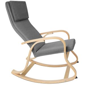 Roca Birch Wood Rocking Chair, up to 150 kg 134544239 - Living Room Furniture