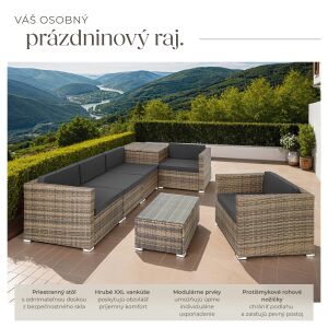 Pisa Rattan Garden Furniture 121442975 - Garden Set